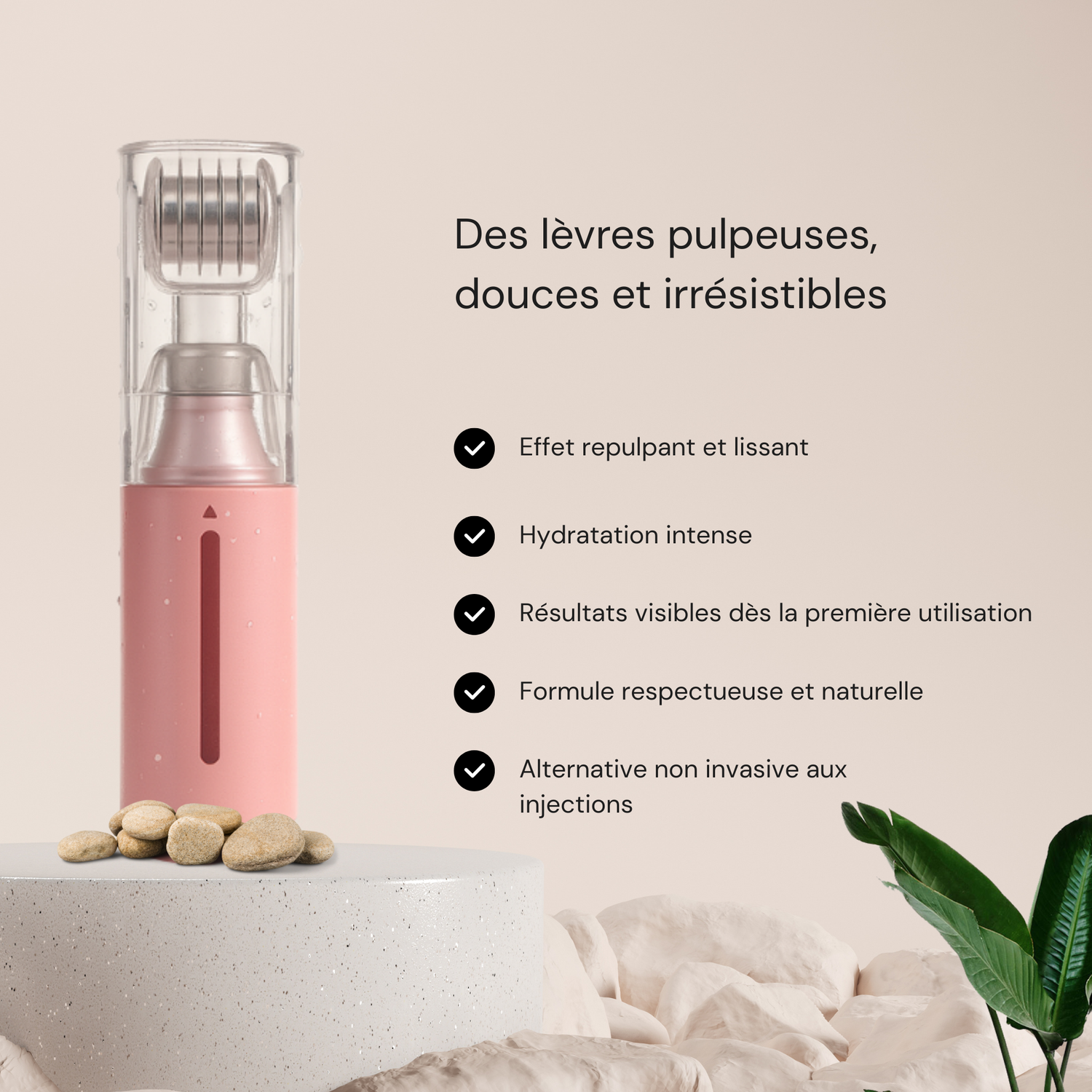 GLOWS™ Lip Roller + Sérum Hyaluronique Offert